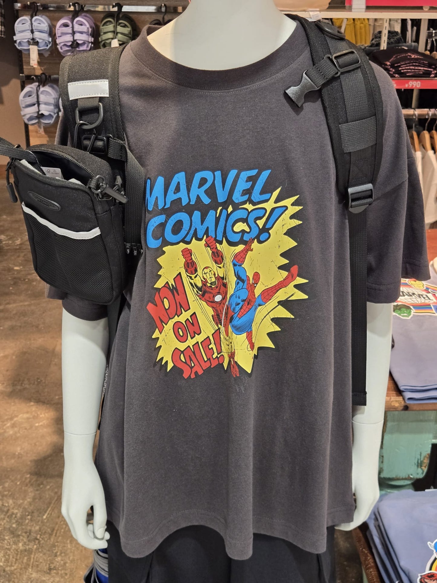 MARVEL 復古漫畫印花童裝T恤