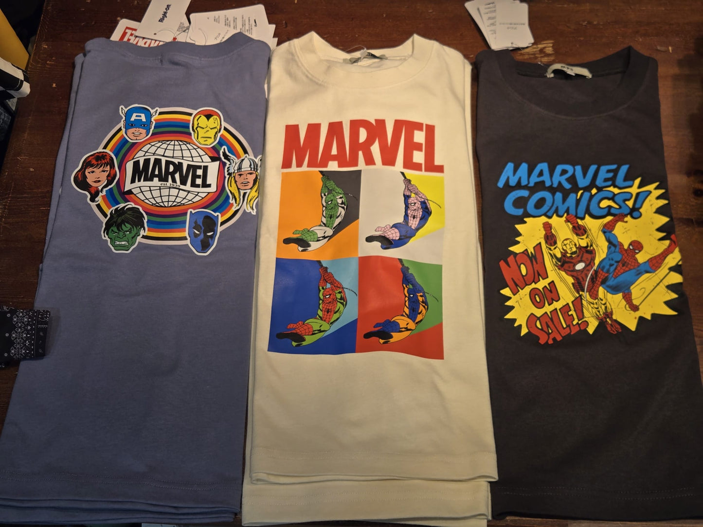 MARVEL 復古漫畫印花童裝T恤